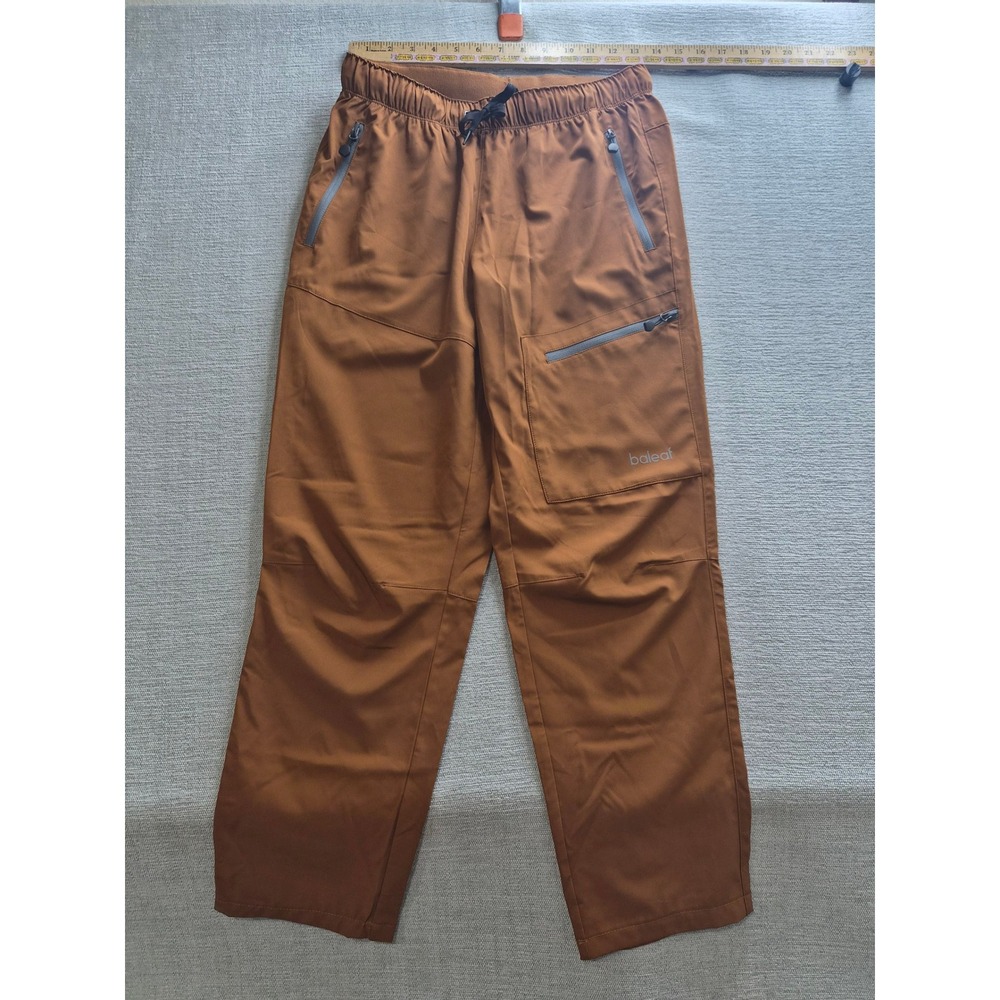 Beleaf Cargo Pants Womens Small Brown Hiking Elastic Waist Utility Workwear